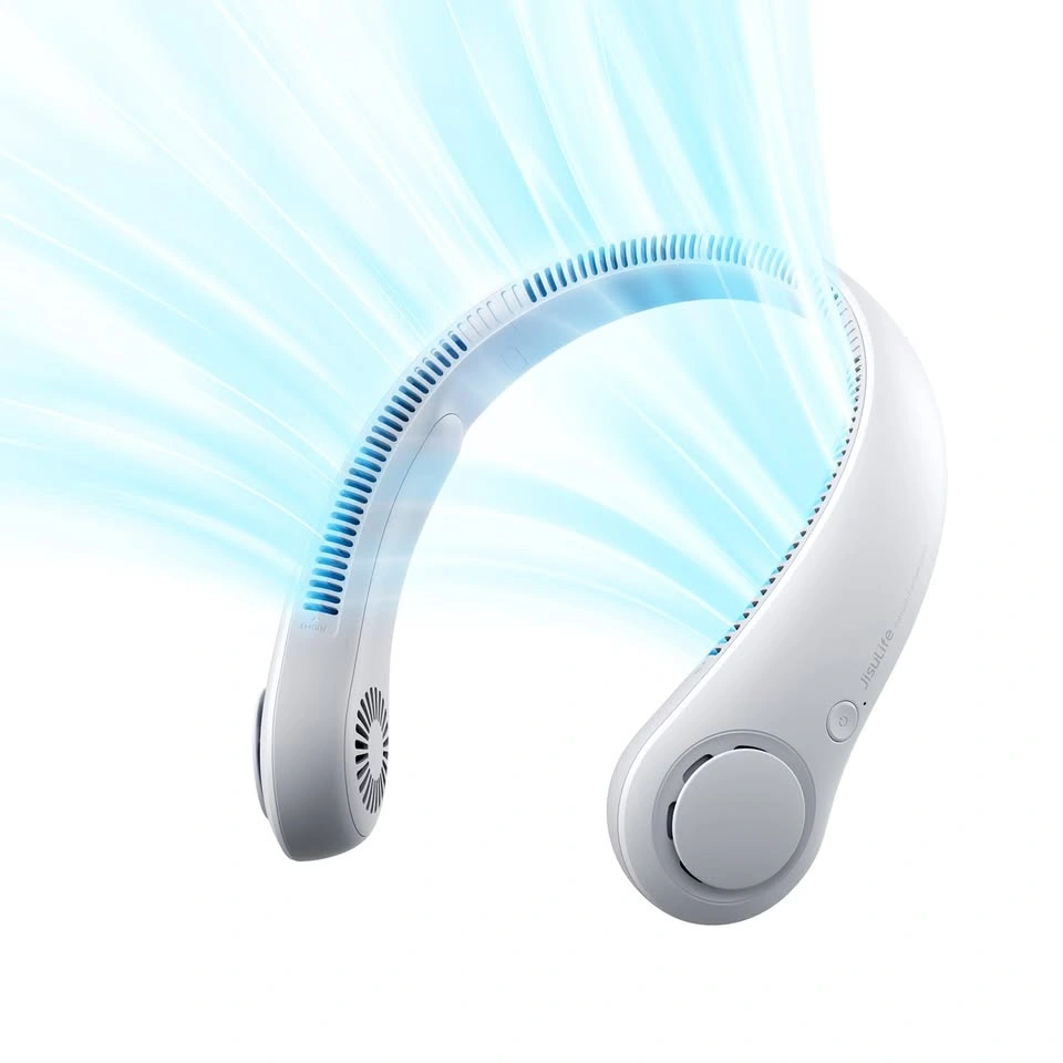 JISULIFE Neck Fan – Hands-Free, Rechargeable, Ultra-Quiet - photo 2