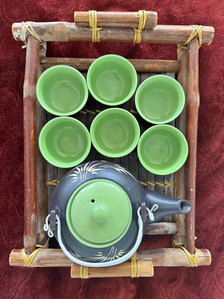 Traditional tea set handmade artisan thumbnail