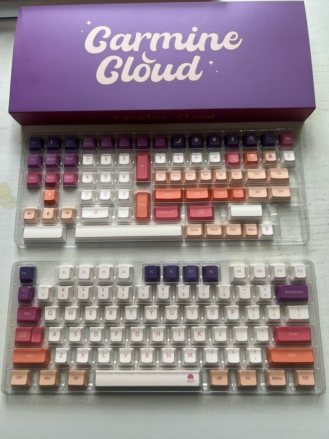 NuPhy Carmine Cloud Keycaps - NEW (open box) - photo 2