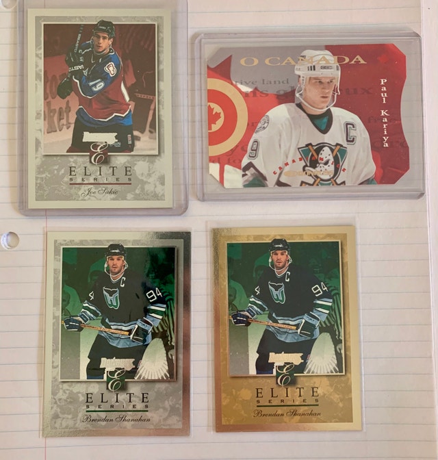 Donruss Elite and O-Pee-Chee NHL Hockey Card Collection