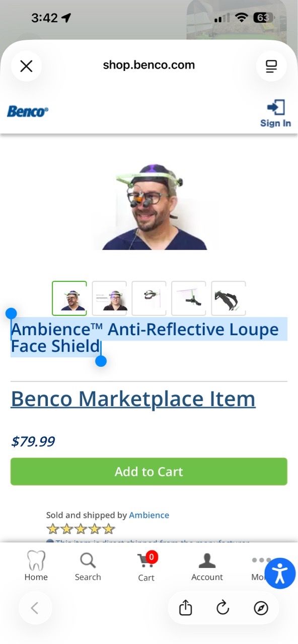 Ambience Clear Protective Face Shield - photo 2