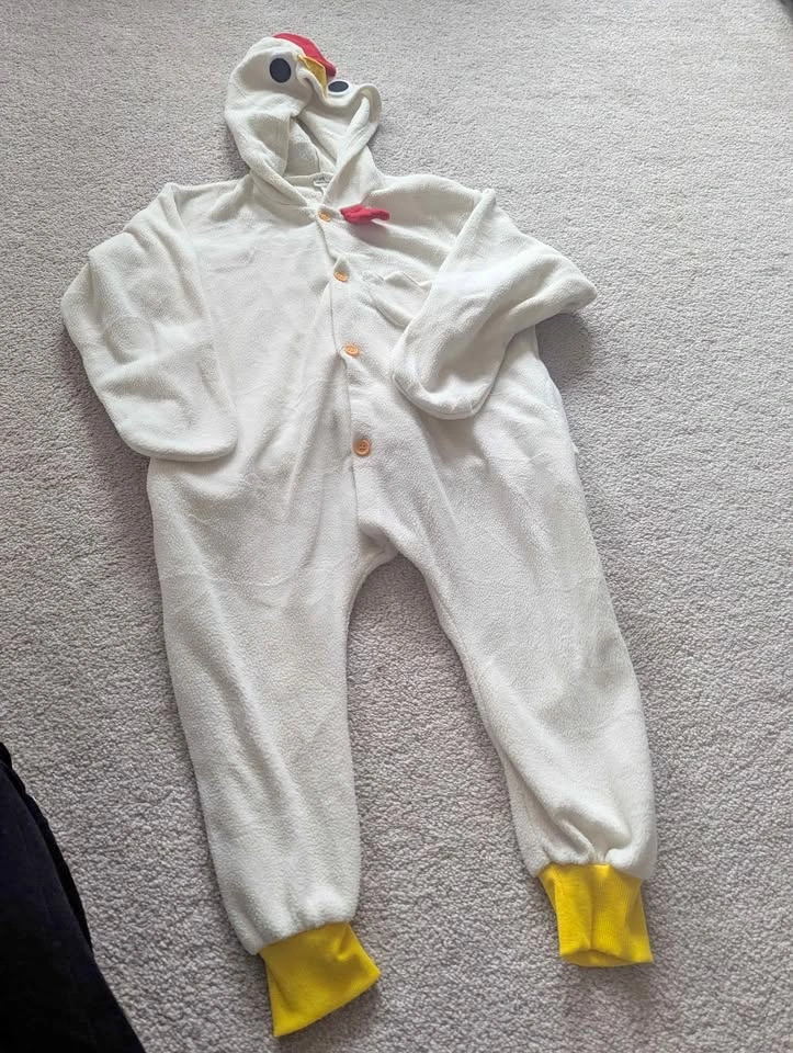 Kids Chicken Onesie Costume (4-5 yr)