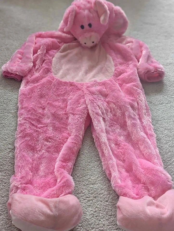Pink Pig Costume and Accessory Bundle (Family set)