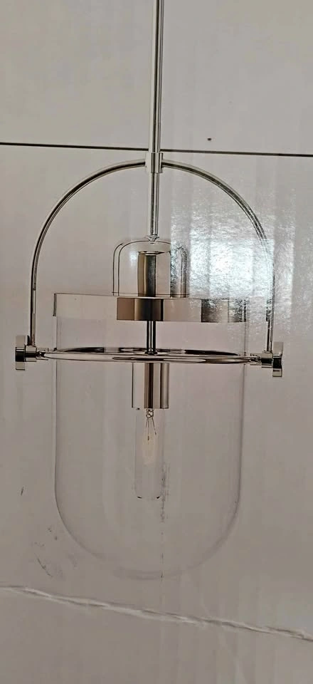 Light fixture chrome finish