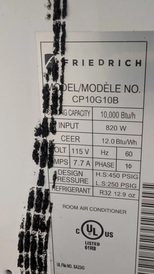 Friedrich window air conditioner AC - photo 5