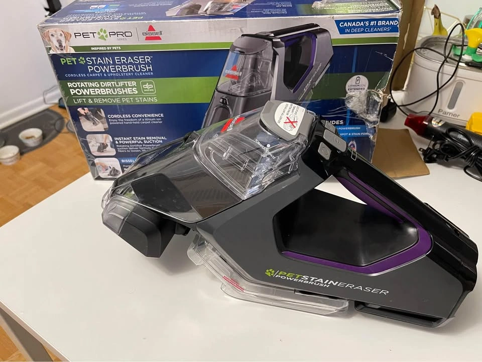 Pet Stain Eraser™ Advanced Cordless Portable Carpet Cleaner - photo 2