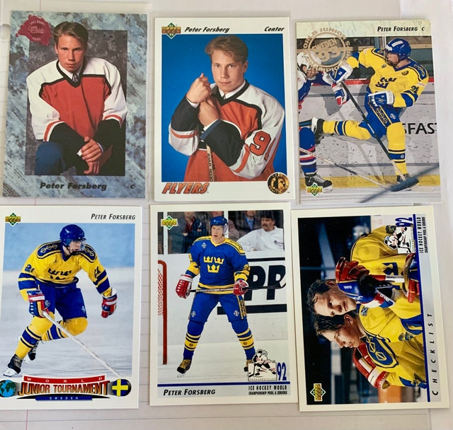 Peter Forsberg Hockey Card Collection