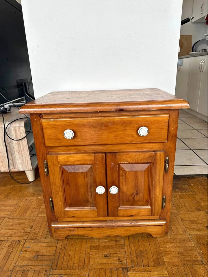 Victorian Wooden Nightstand