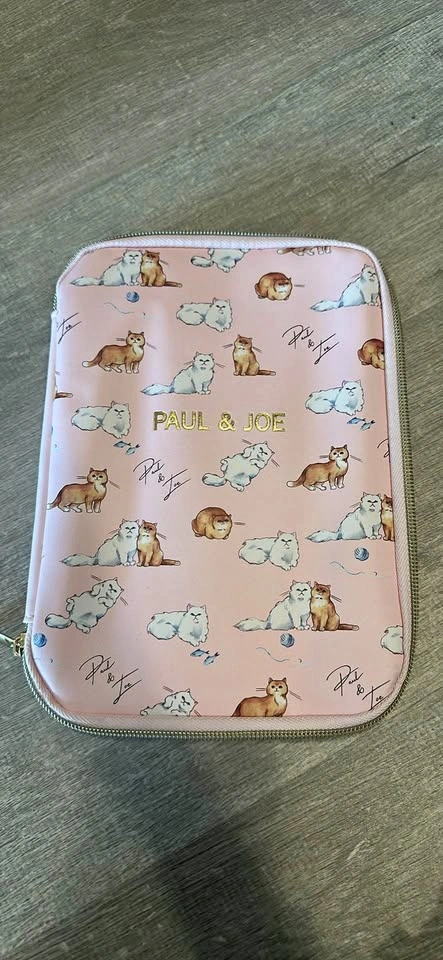 New! Paul & Joe Cat Print Organizer Pouch