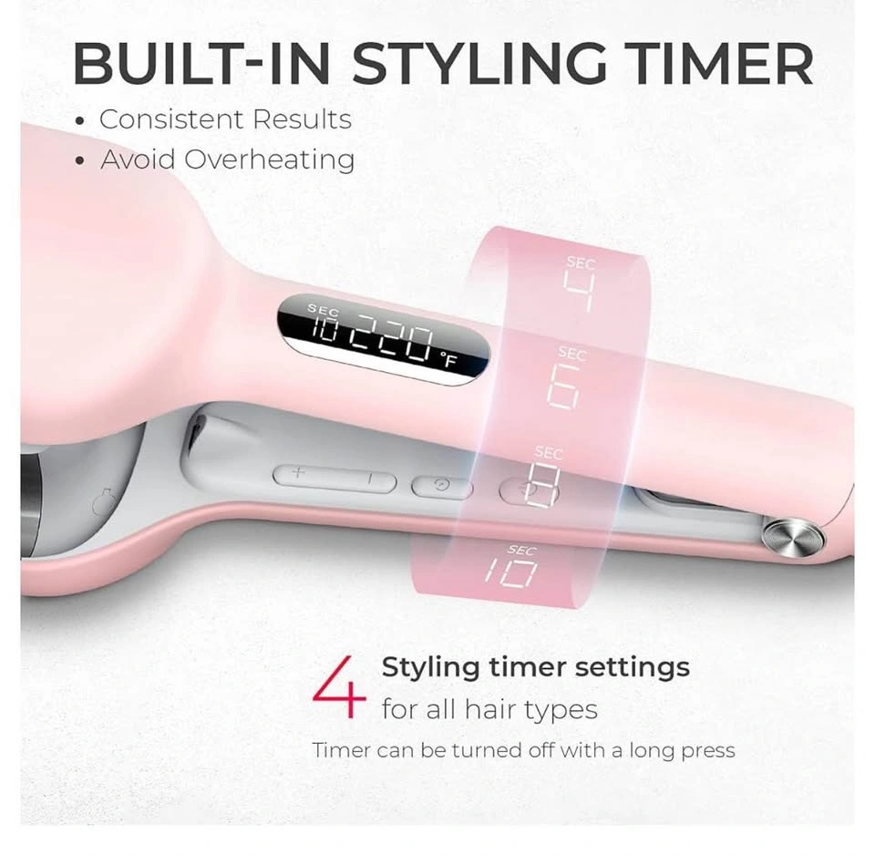 Curling Iron Hair Crimper Waver, TYMO ROVY Beach Waves Hair Curl - photo 3
