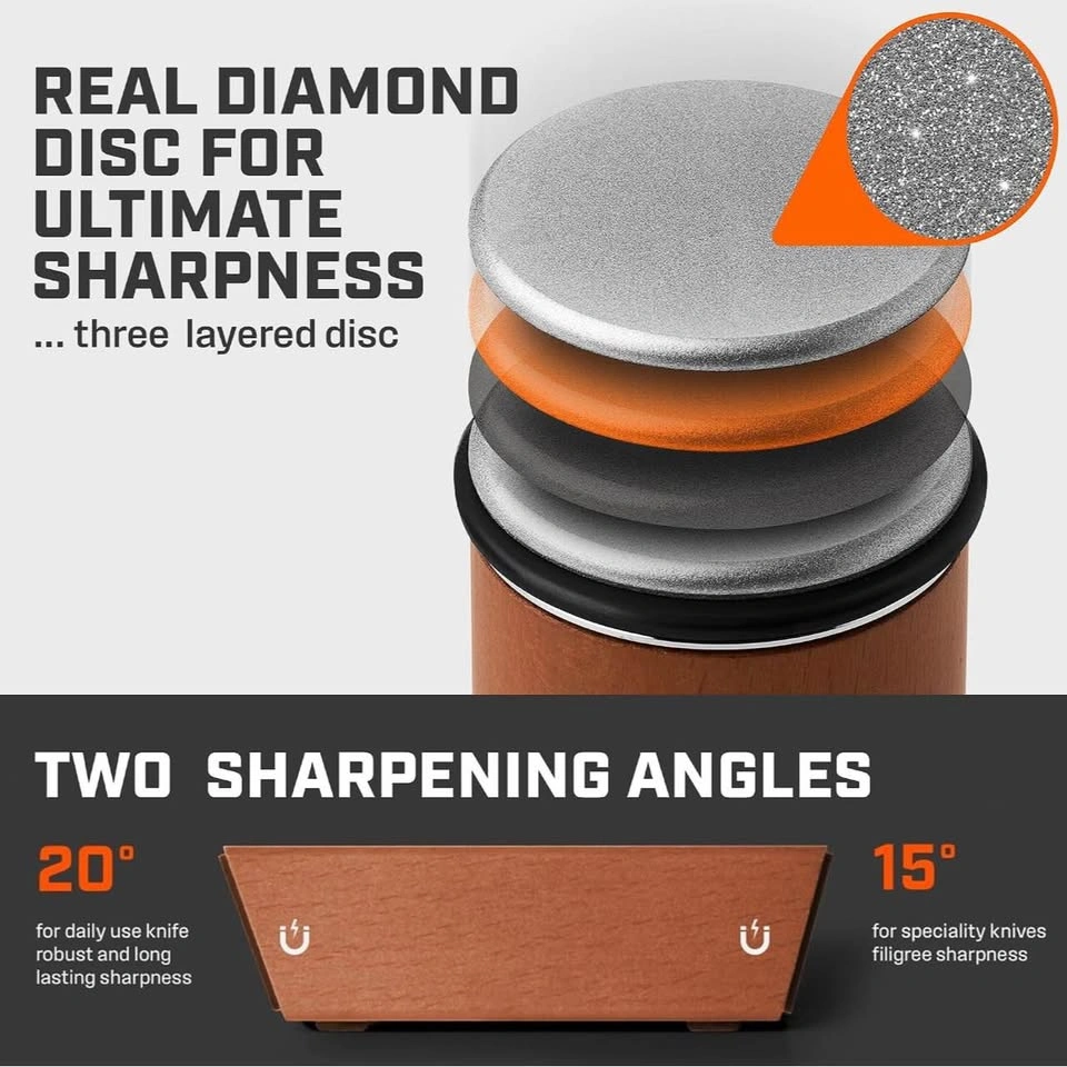 The Original Tumbler Rolling Knife Sharpener (Wood) - photo 4