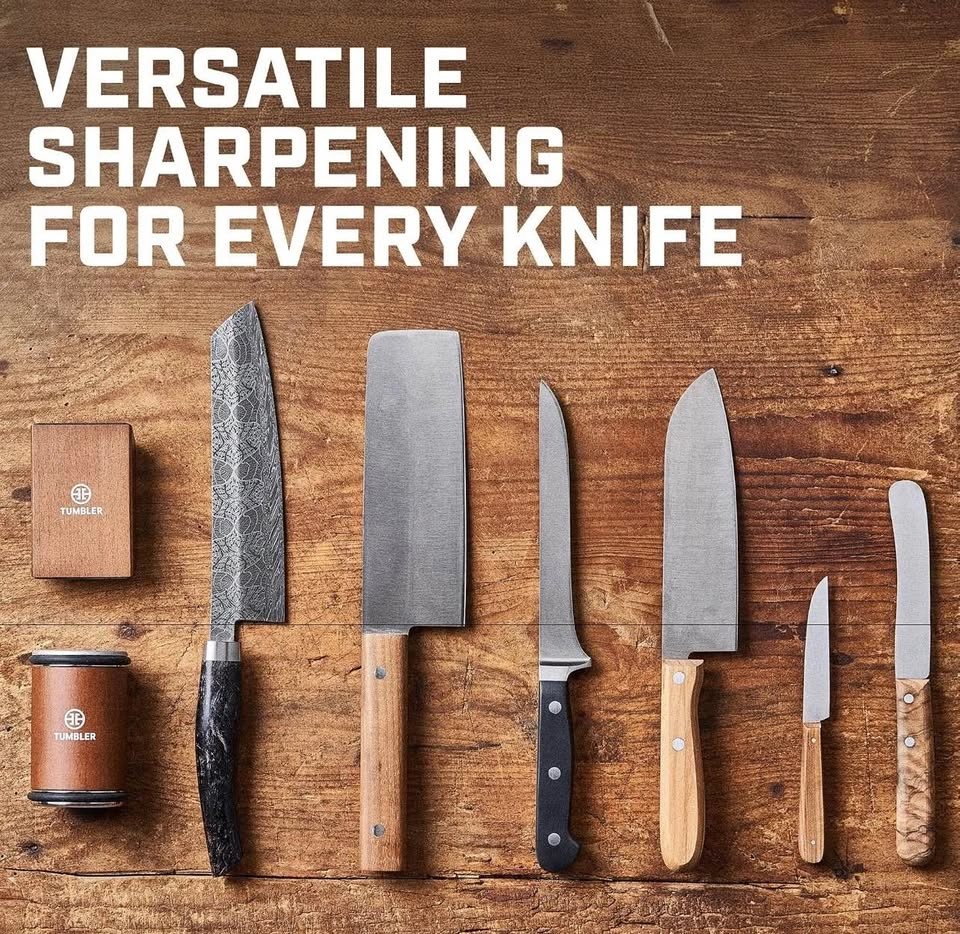 The Original Tumbler Rolling Knife Sharpener (Wood) - photo 5