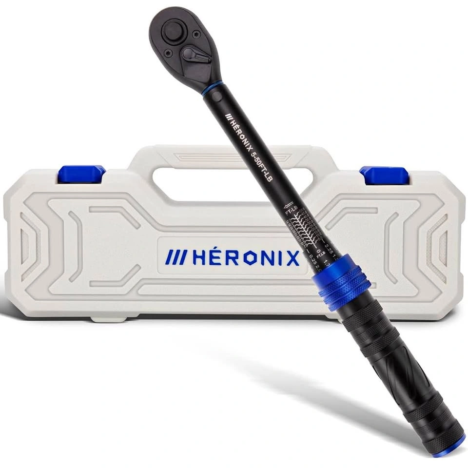 3/8-Inch Drive Click Torque Wrench, 5–50 Ft-Lb