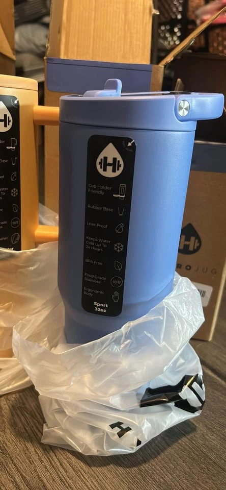 HydroJug 40oz, 32oz, 14oz, Insulated Tumbler with Handle & Straw - photo 4