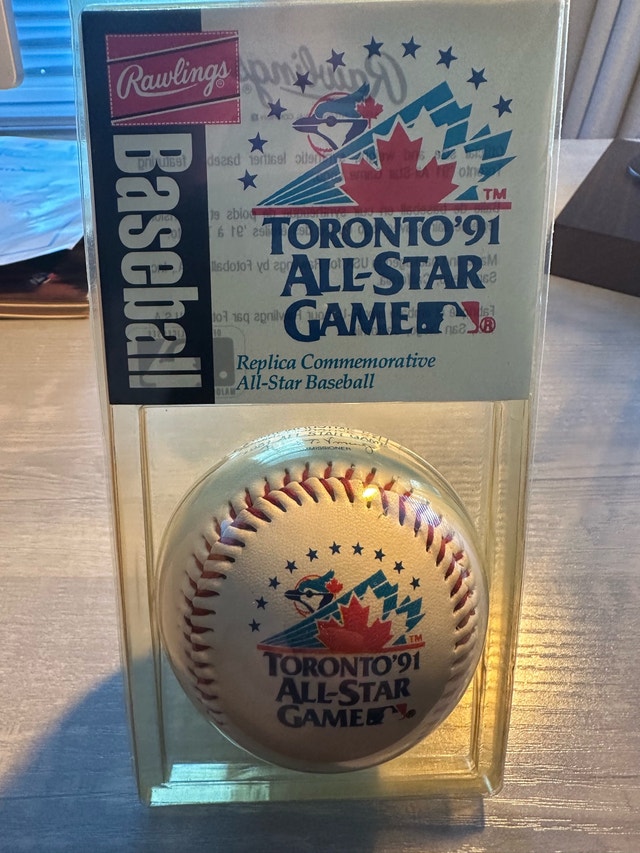 Toronto Blue Jays 1991 Commemorative All Star Game Baseball