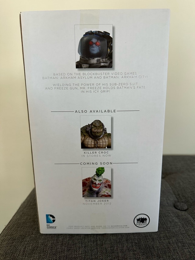 DC COMICS BATMAN ARKHAM DELUXE FIGURE MR. FREEZE - photo 4