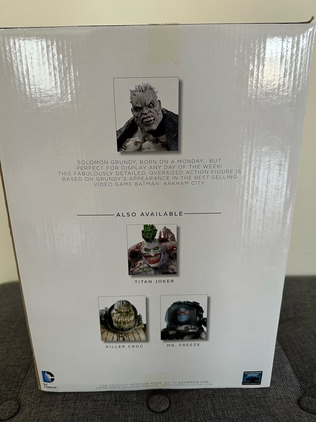 Batman Arkham Deluxe Figure Solomon Grundy - photo 4