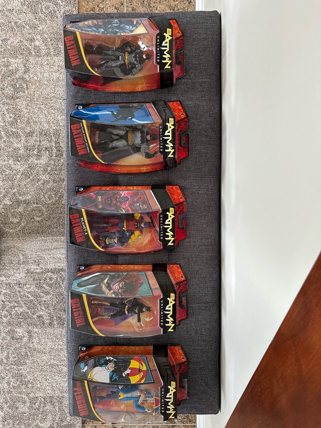 BATMAN UNLIMITED ACTION FIGURES SET OF 5
