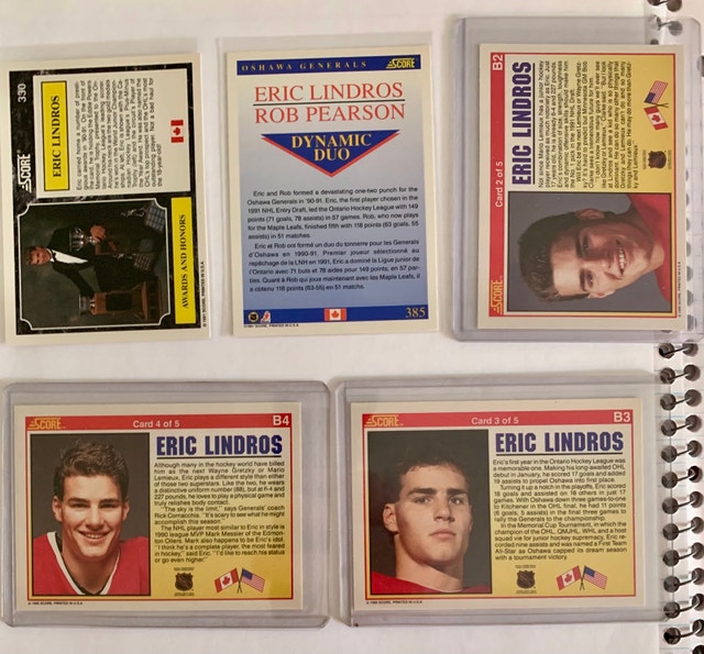 Eric Lindros Hockey Card Collection - photo 4