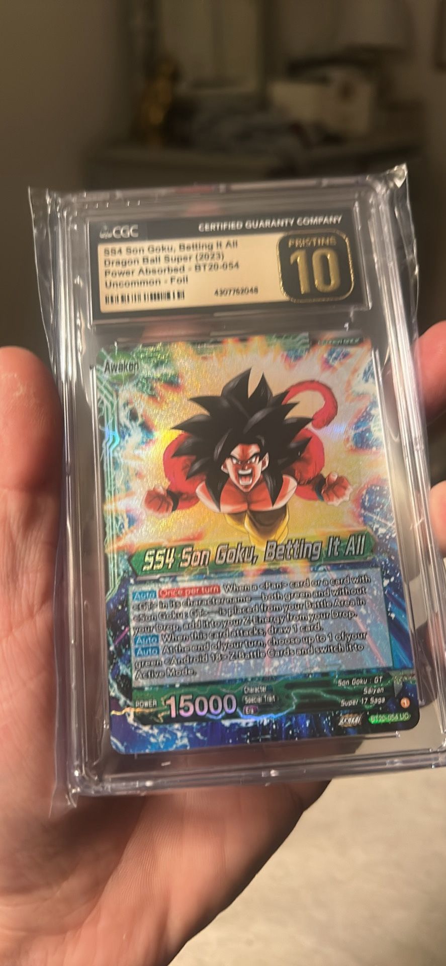 Pristine 10 Ss4 Goku Dragon Ball