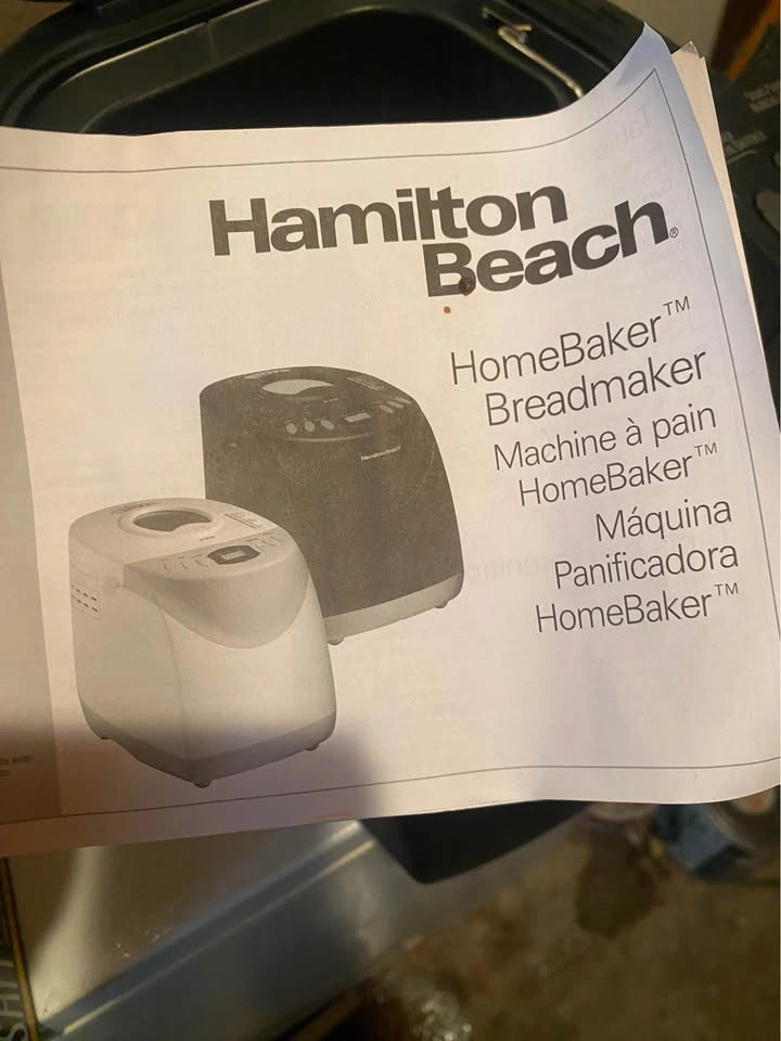Hamilton Beach HomeBaker Breadmaker - photo 2