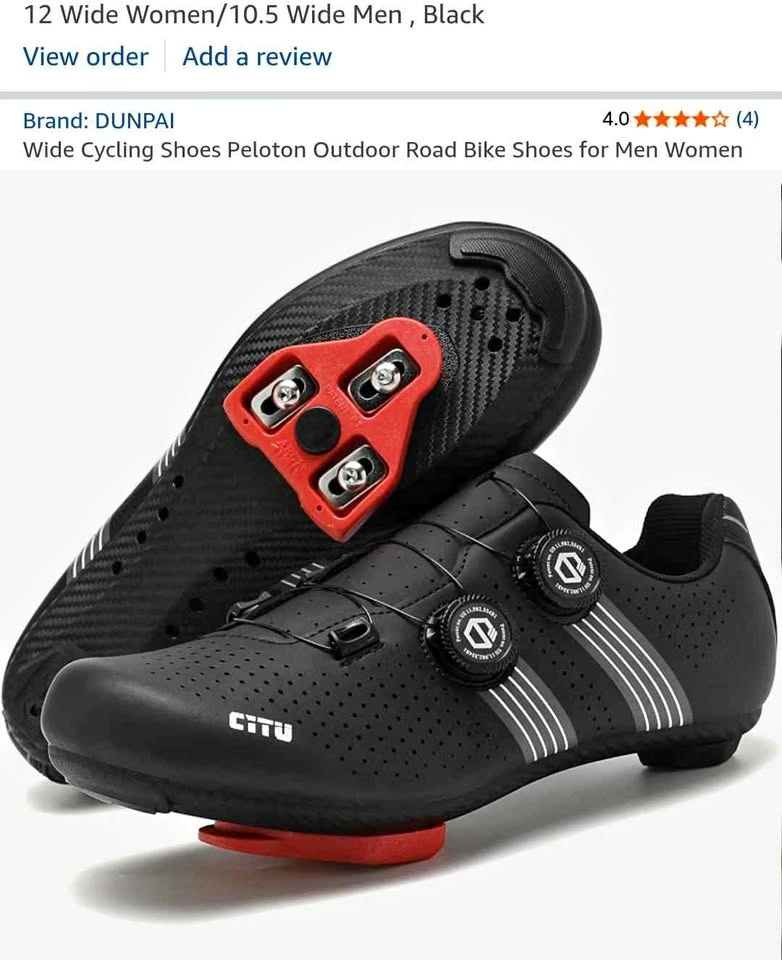 Cycling Shoes Size 10.5 - New