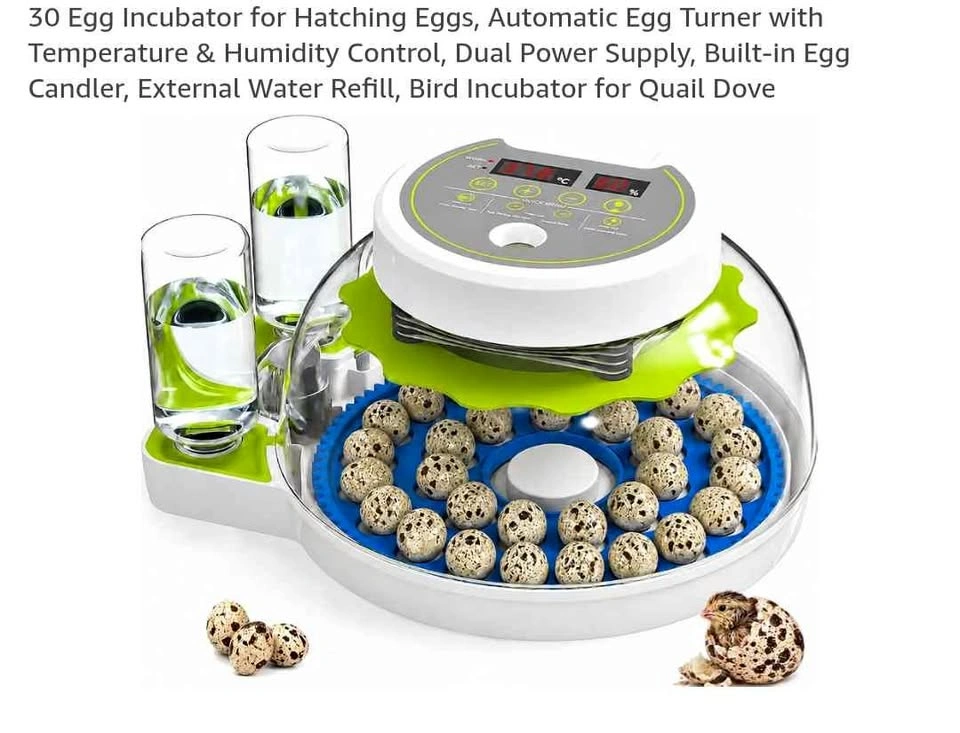 30 Egg Automatic Incubator - New