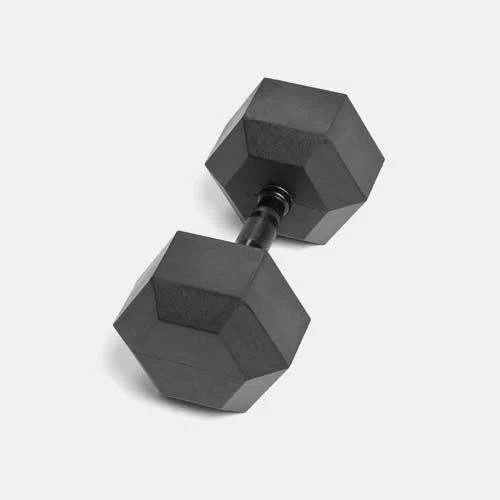 Hexagonal rubber dumbbells - photo 2