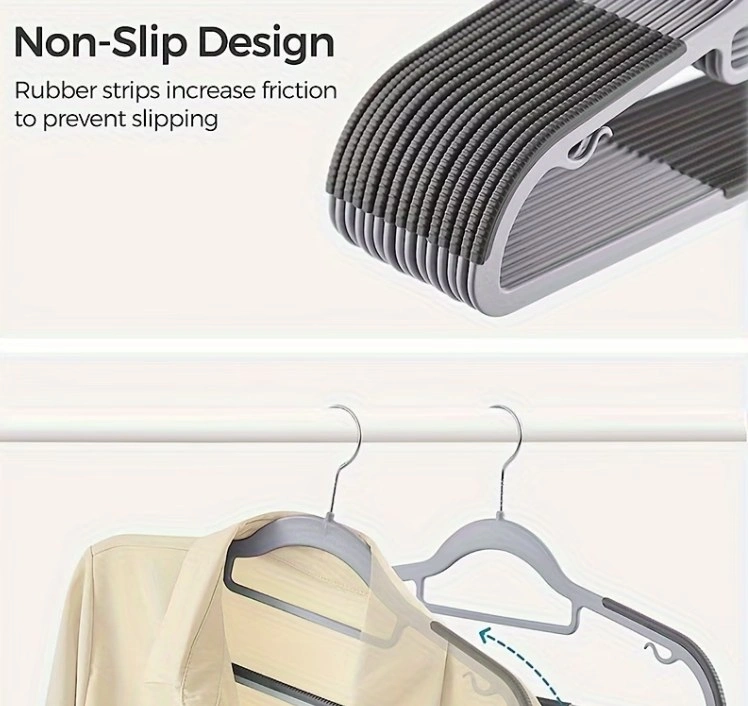 40pcs Hangers - Non-Slip 360° Swivel Hooks - photo 3
