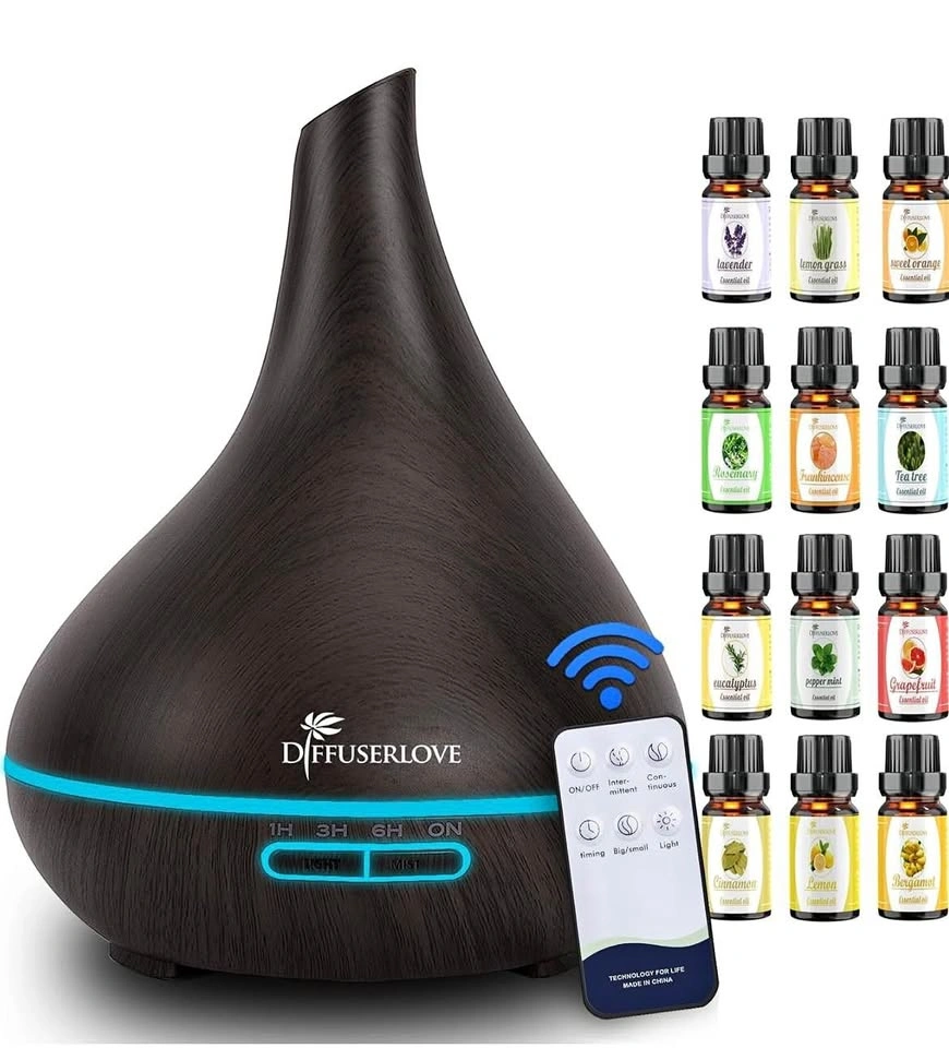 Diffuser with 9 Essential Oils (Price negotiable)