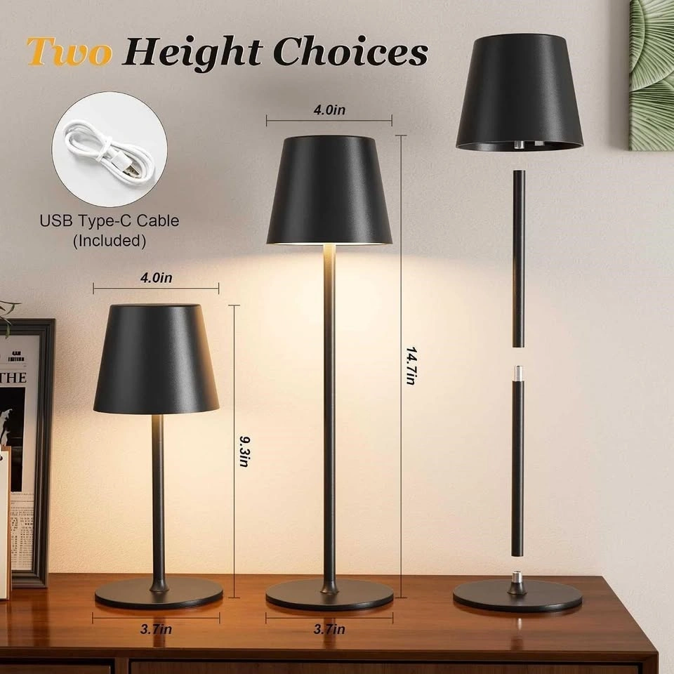 Set of 2 Rechargeable Cordless Table Lamps - photo 2