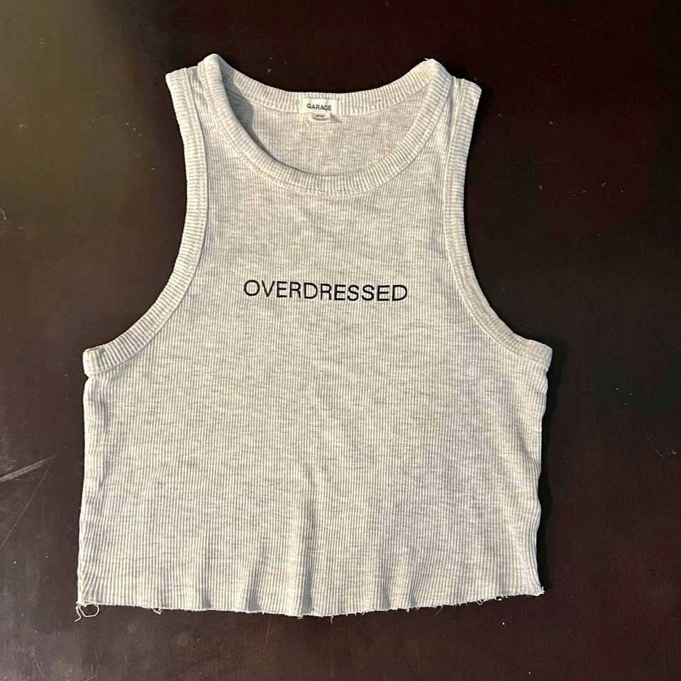 Garage Tank Top in Grey size small