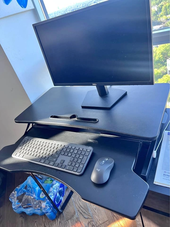 Black Standing Desk Converter (Price negotiable)