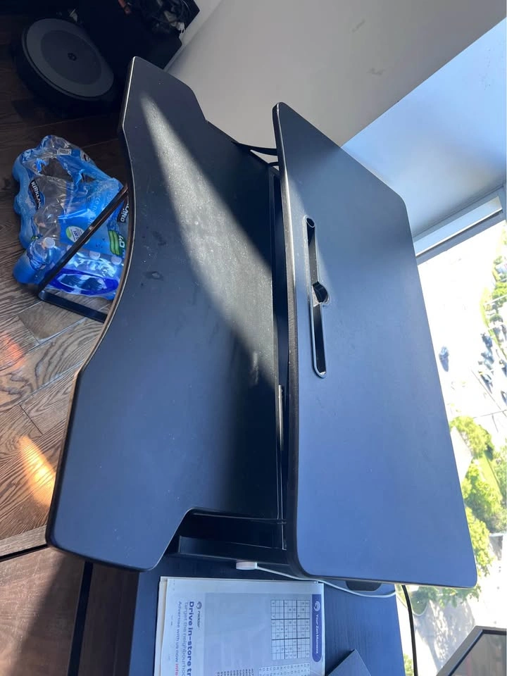 Black Standing Desk Converter (Price negotiable) - photo 3