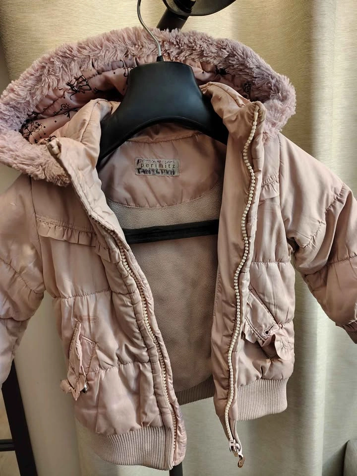 Perimitz Pink Puffer Jacket for Girls - photo 2