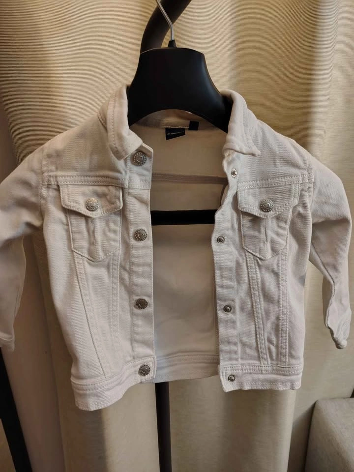 Junior Off-White Denim Jacket - photo 2