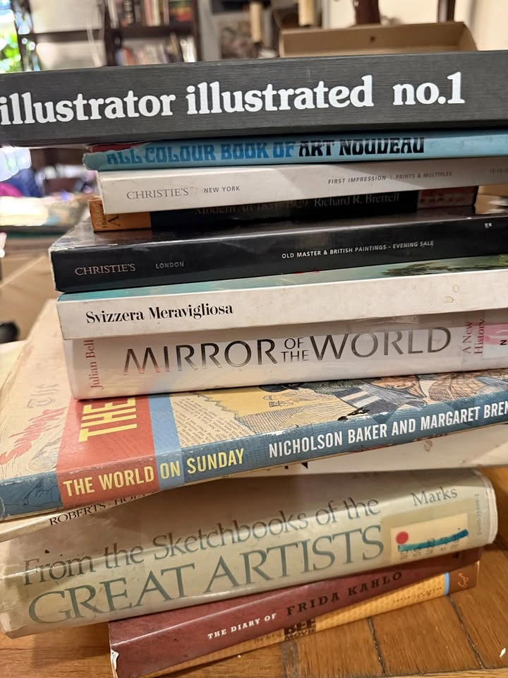 Art books: artist, concept art, art history ($5+, buy 3 get 1)