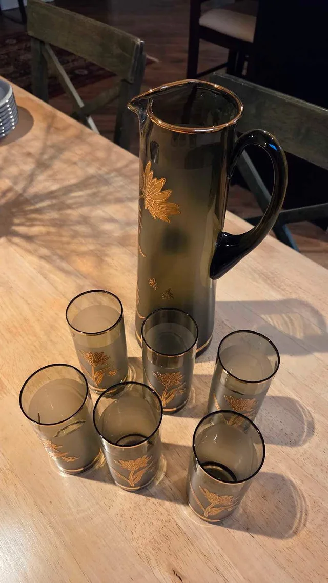 Bohemia Jug and 6 glasses, 1970 image indicator(8)