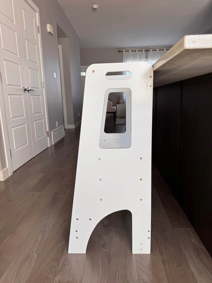 White Toddler Learning Tower Kitchen Helper Stool - photo 2