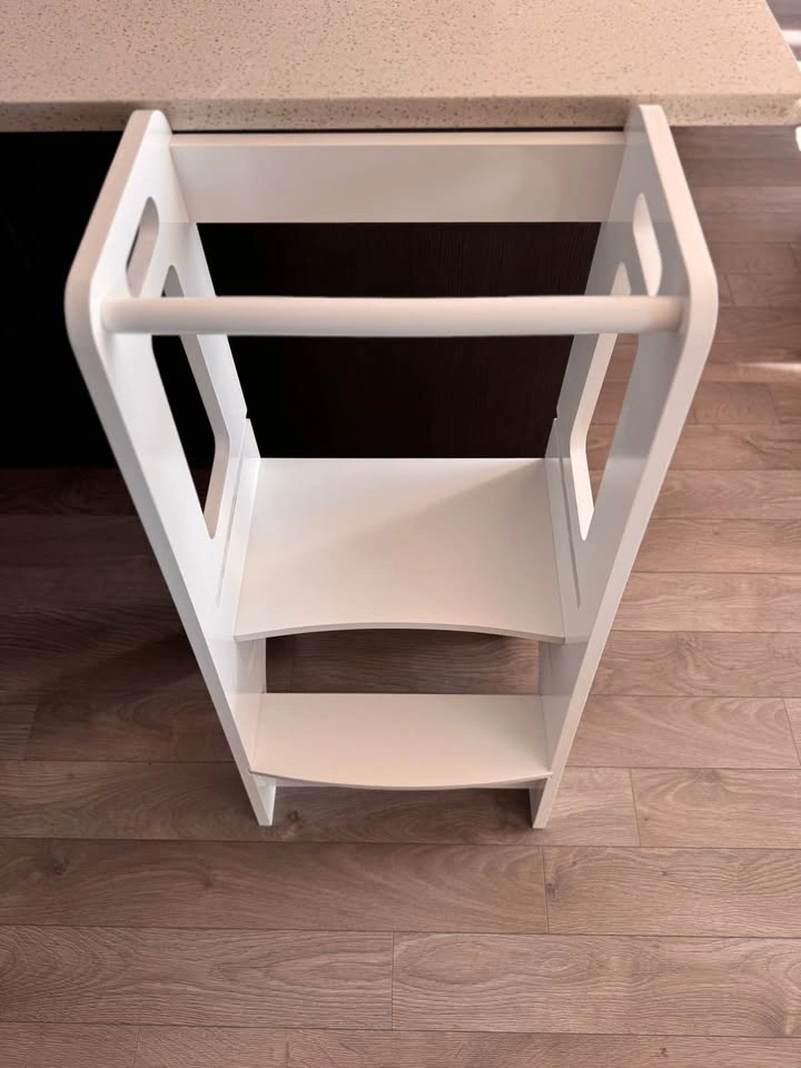 White Toddler Learning Tower Kitchen Helper Stool - photo 4