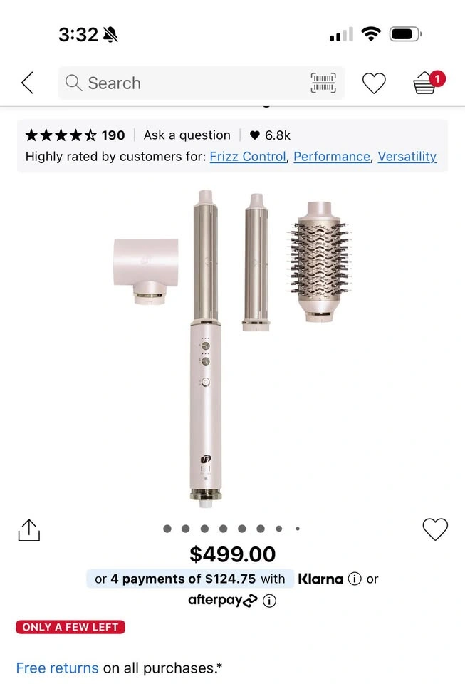 T3 Aire 360 Ceramic Air Styler Blowout Kit with Dual Voltage - photo 4
