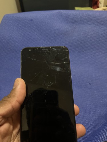 LG Stylo 5 128GB White 6.2in Smartphone - Cracked Screen