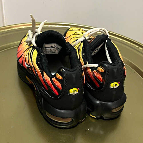 Nike Air Max Plus TN Men’s Low Top Sneakers Black Orange