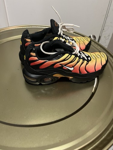 Nike Air Max Plus TN Men’s Low Top Sneakers Black Orange - photo 2