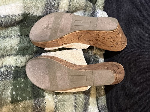 Sanuk Women’s Beige Leather Slide Sandals US 8 - photo 2