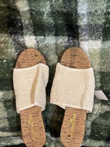 Sanuk Women’s Beige Leather Slide Sandals US 8 - photo 3