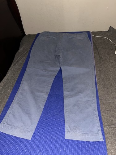 GAP Men’s Blue Slim Fit Chino Pants 40 Cotton Twill
