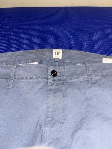 GAP Men’s Blue Slim Fit Chino Pants 40 Cotton Twill - photo 3