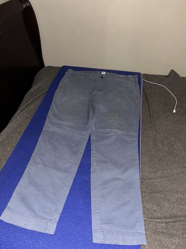 GAP Men’s Blue Slim Fit Chino Pants 40 Cotton Twill - photo 4