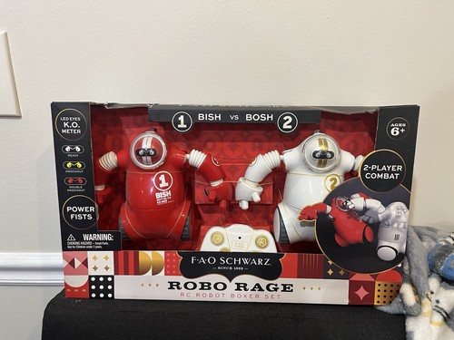 FAO Schwarz Robo Rage RC Robot Boxer Set Bish vs Bosh - photo 3